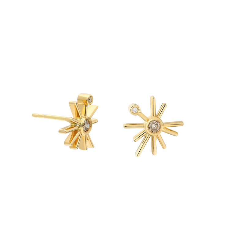 ¡Buenos Días! Mini Sun Stud Earring - LEFT