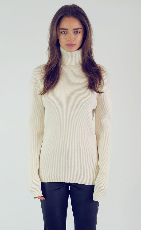 Josephine Turtleneck | Cream