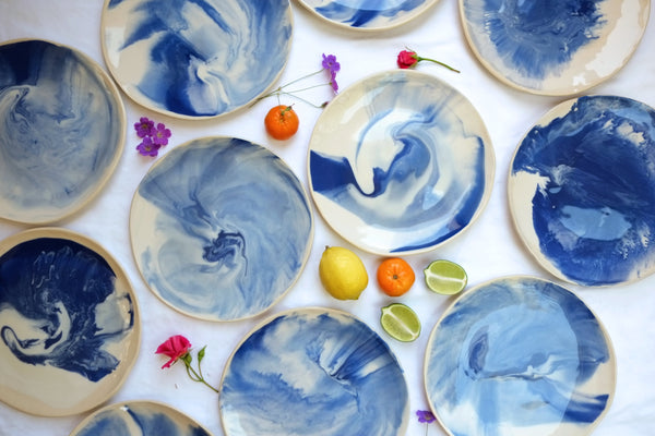 Plate - Marble Ocean