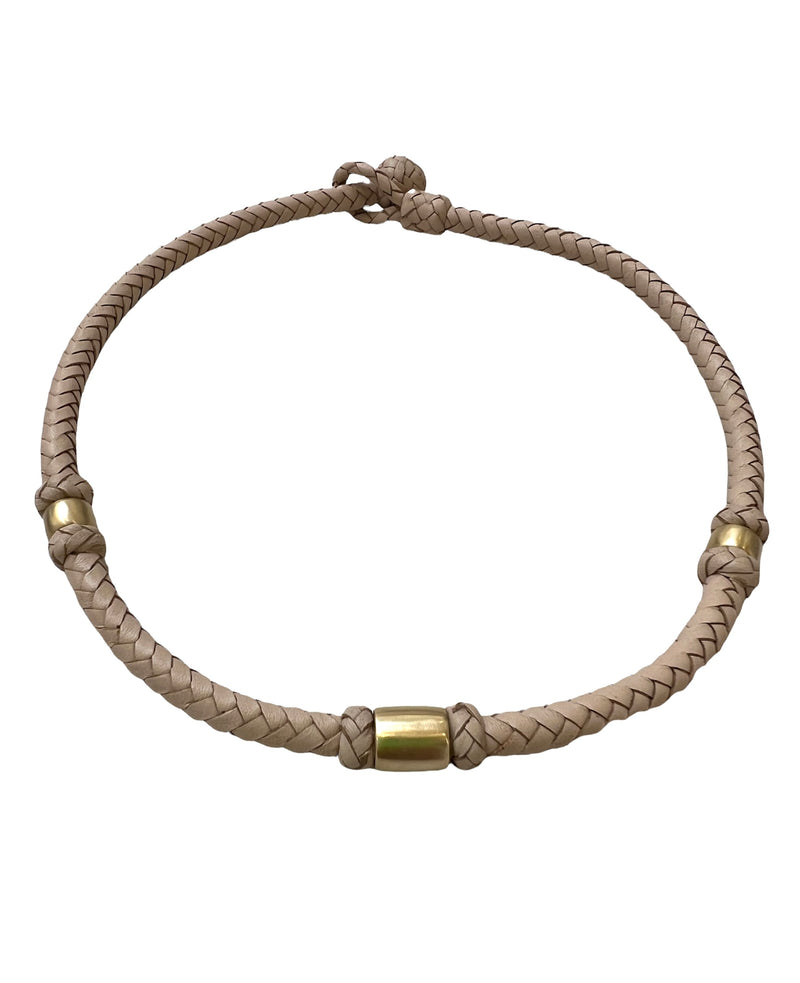 Nalu Choker, 14k, Natural, 17"
