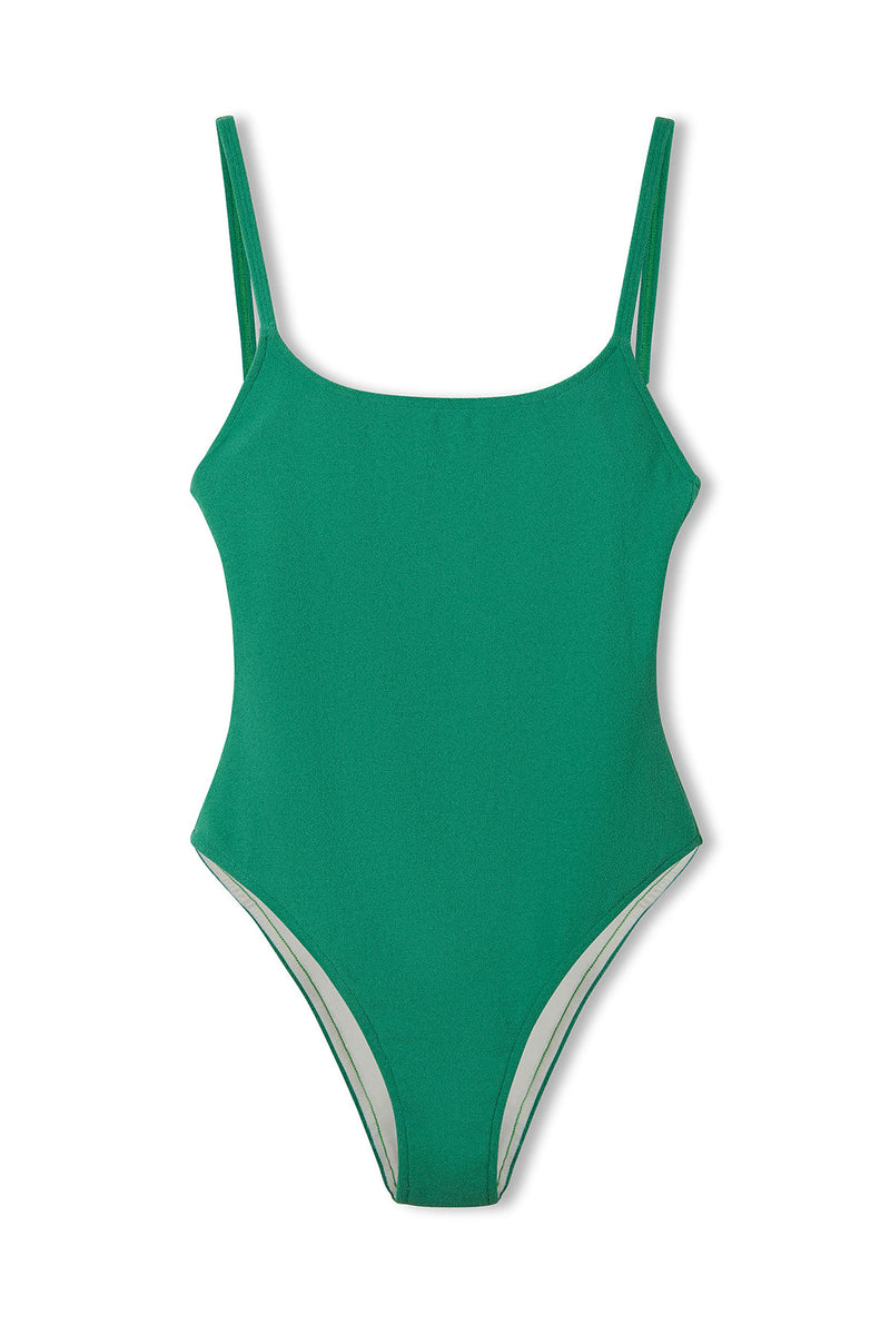 GREEN TOWELLING ONE PIECE