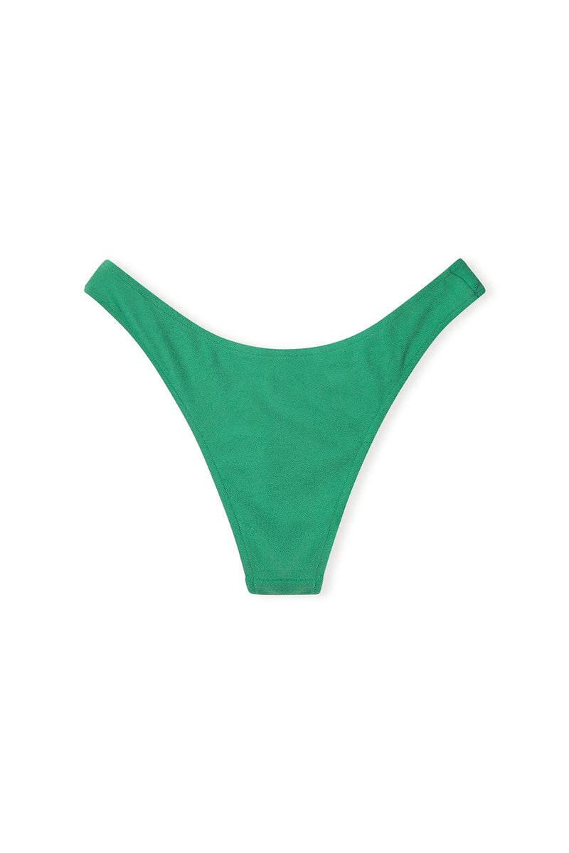 GREEN TOWELLING CURVE BRIEF