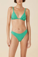 GREEN TOWELLING CURVE BRIEF