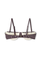 PLUM STRIPE BALCONETTE BRA CUP