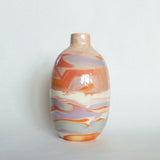 Oval Vase - Terra Cotta Sunset